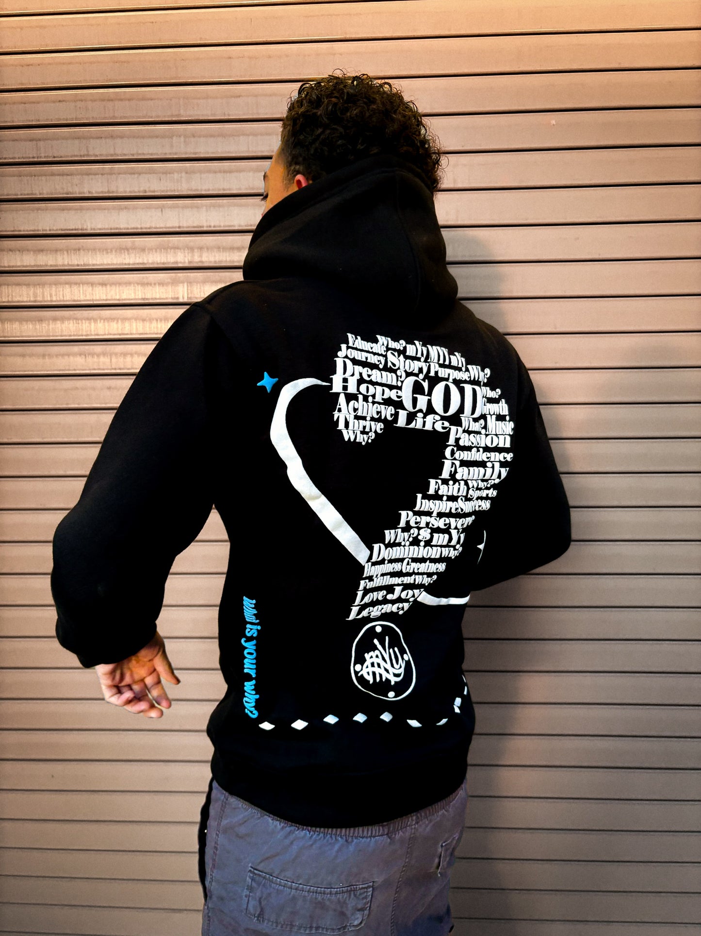 Black 'What's Your Why' Hoodie